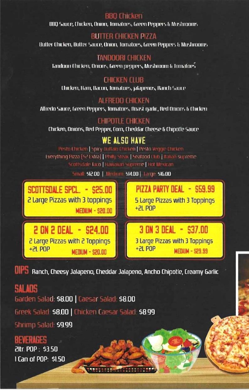 Pizza Scottsdale Lanes